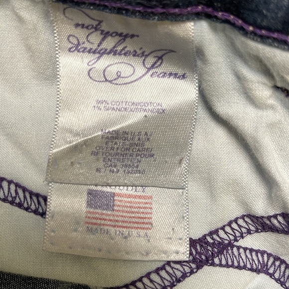 Not Your Daughters Jeans $89!Dark Wash Jeans Size 10p - Picture 9 of 10